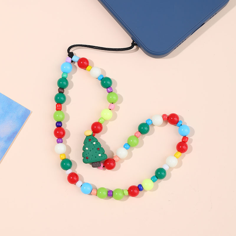Yilian New Chain DIY Jewelry Accessories Christmas Soft Ceramic Phone Handmade Beaded Hand Rope