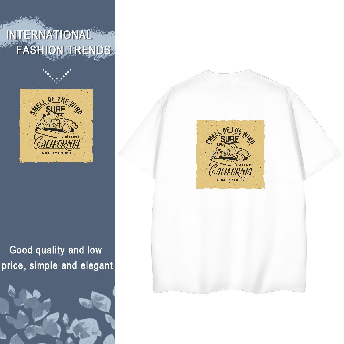 Classic Women T Shirts 230g 100% Cotton Short sleeve Soft Street car Woman Tshirt 5A Customized Clothings
