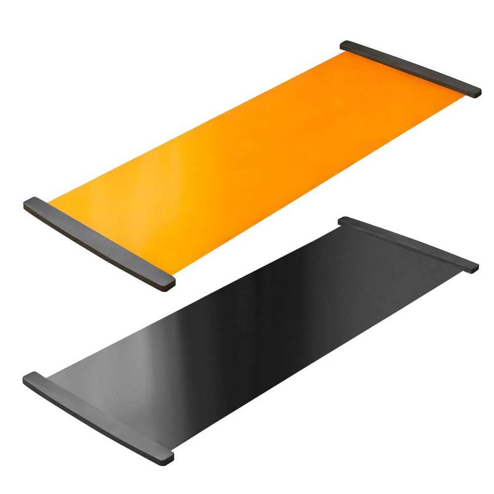 140/180/200cm Sports Fitness Glider Board for Ice Hockey Roller Skateboarding Leg Exercise Mat Leg Core Training Exercise Board W240906