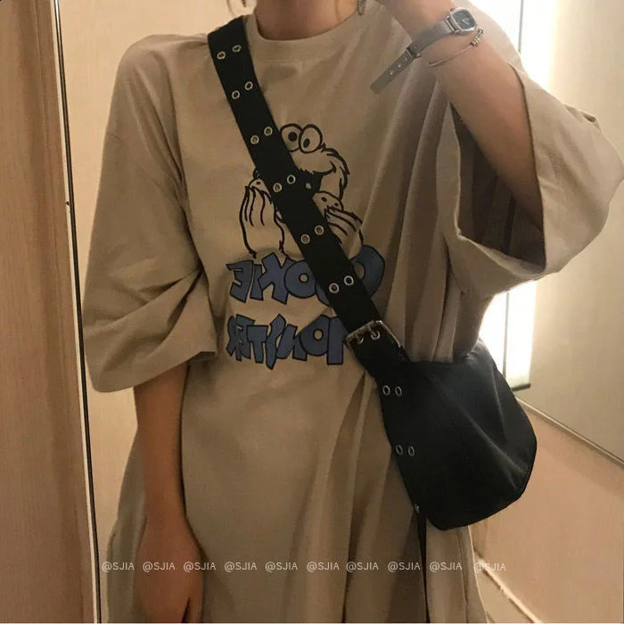 Womens handbag er y small shoulder strap sling handbag womens chain black cross body Y2K Gothic Techwear Gothic 240904