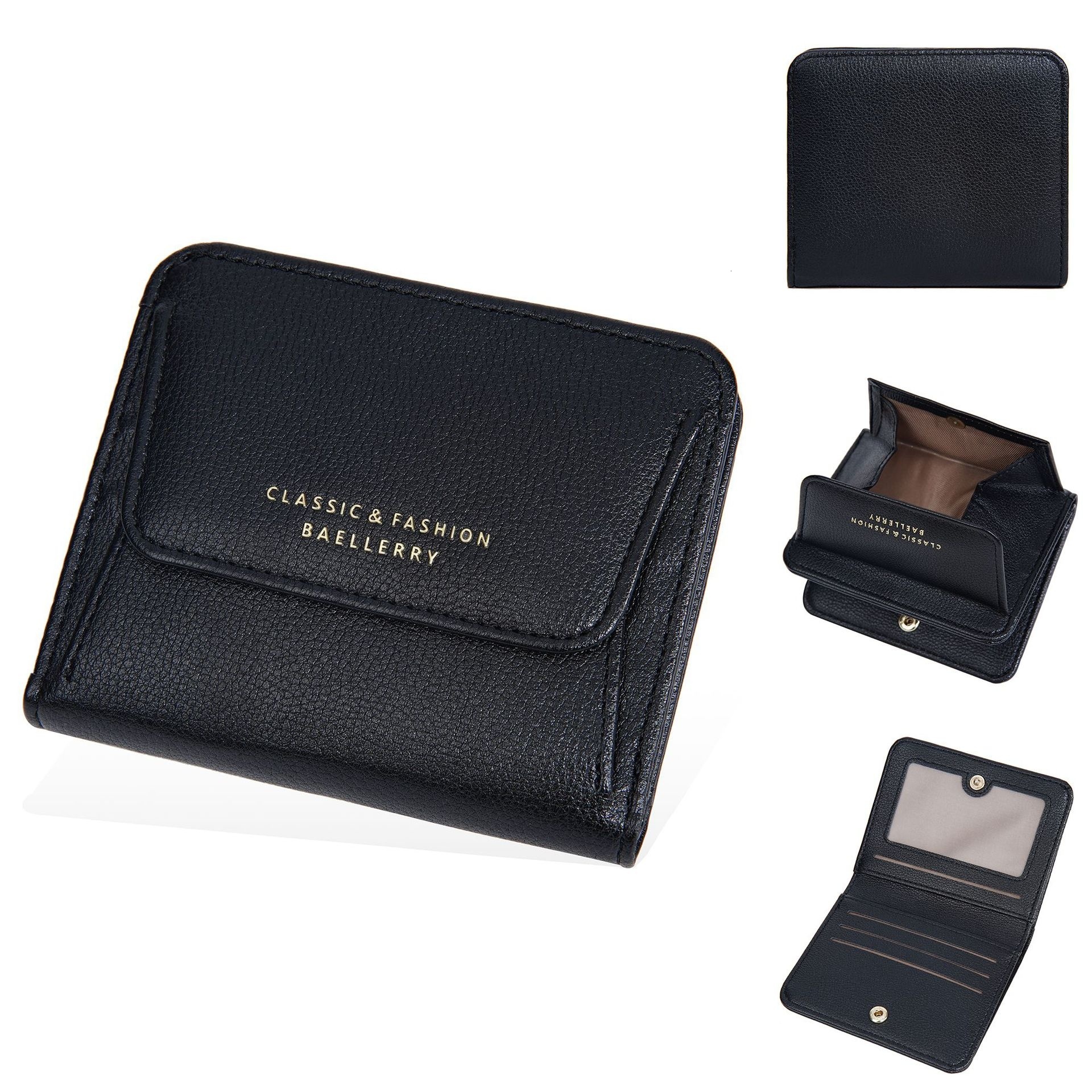Women's new Baellerry Japanese style short bag pocket coin purse fashion wallet