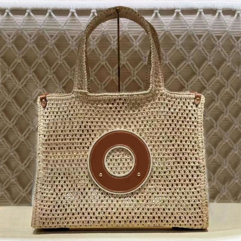New Tote Bag Designer Bag Women Luxury Handbag Raffias Straw Bags High Quality Beach Bag Large Capacity Totes Shopping Bag Crossbody Shoulder Bags Fashion Purse PM