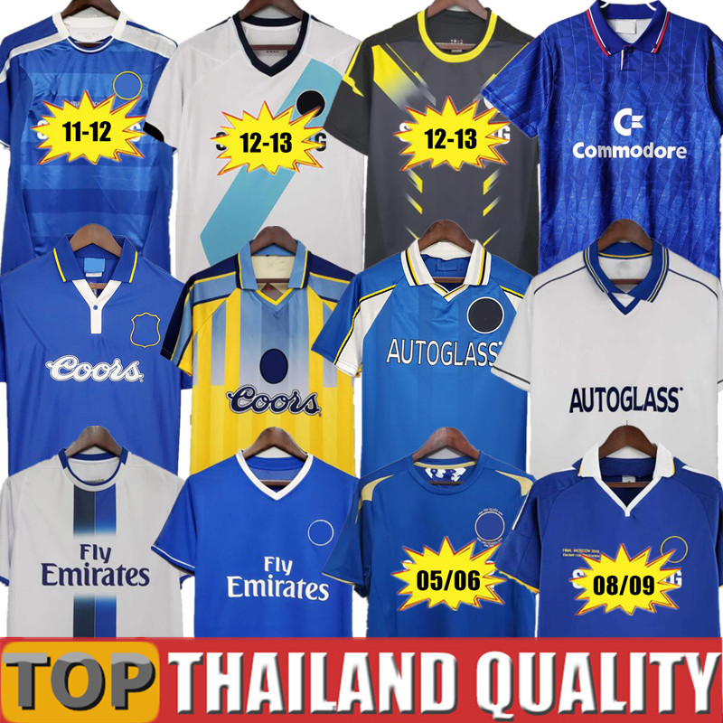 2011 Soccer Jersey Lampard Torres Drogba 11 12 13 Final 94 95 96 97 98 99 Football Shirts Camiseta WISE 03 05 06 07 08 COLE ZOLA Vialli 07 08 01 03 HUGHES GULLIT
