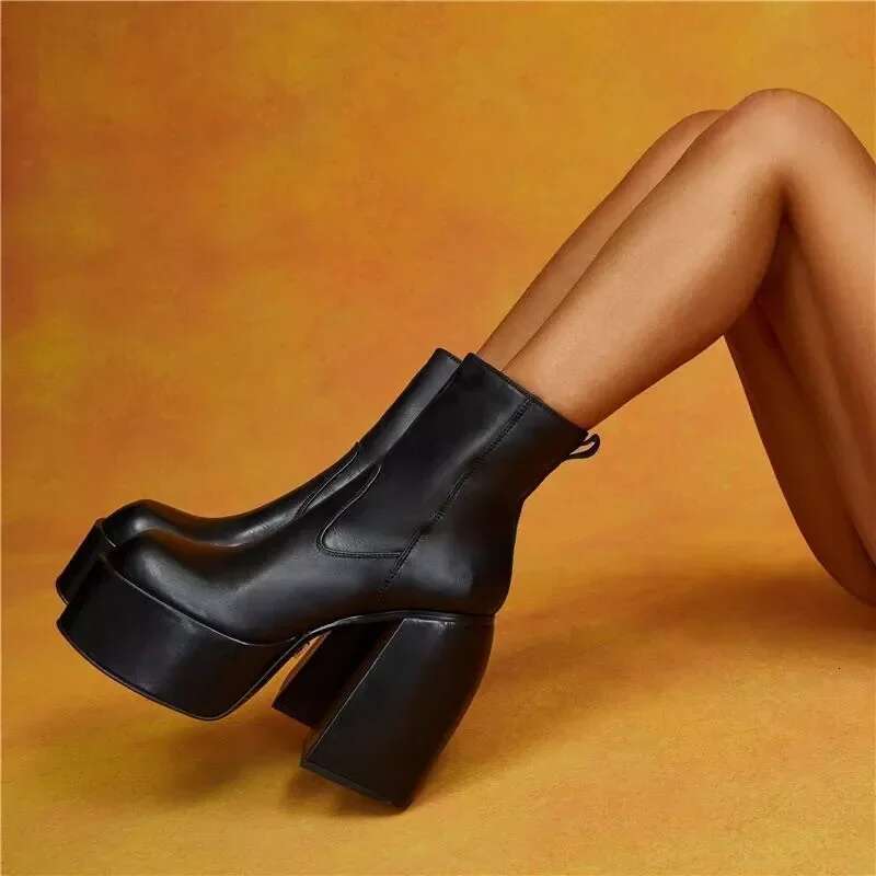 Autumn Winter Womens Punk Over The Knee Platform Shoes For Women 2024 Sexy Ladies High Boots Gothic Chaussure Femme