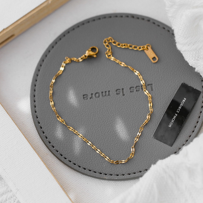 Designer Anklets luxury Anklet 1 for women Simple Temperamental Beach zircon inlay alloy plated with silver Festival gift - view 4