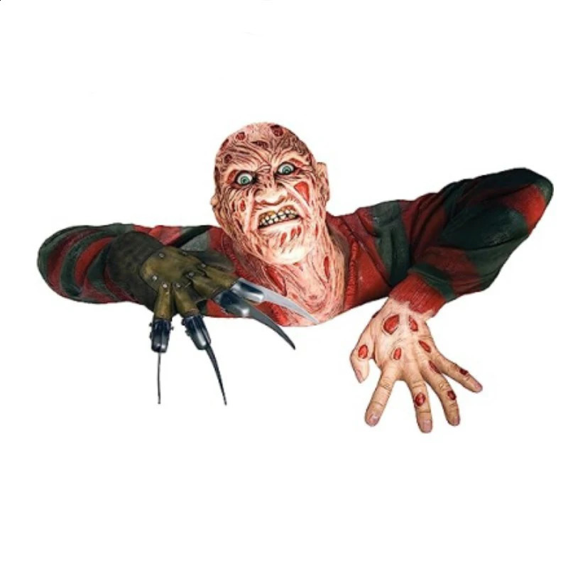Horror Creeper Zombie IndoorOutdoor Garden Statue Halloween Decoration Resin Sculpture Home Party Decor Gift y240907