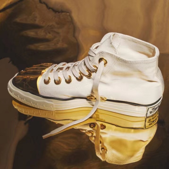 2024 Split Five Finger High Set Niche Metal Toe Casual Sports Canvas Shoes Men's And Women's Shoes