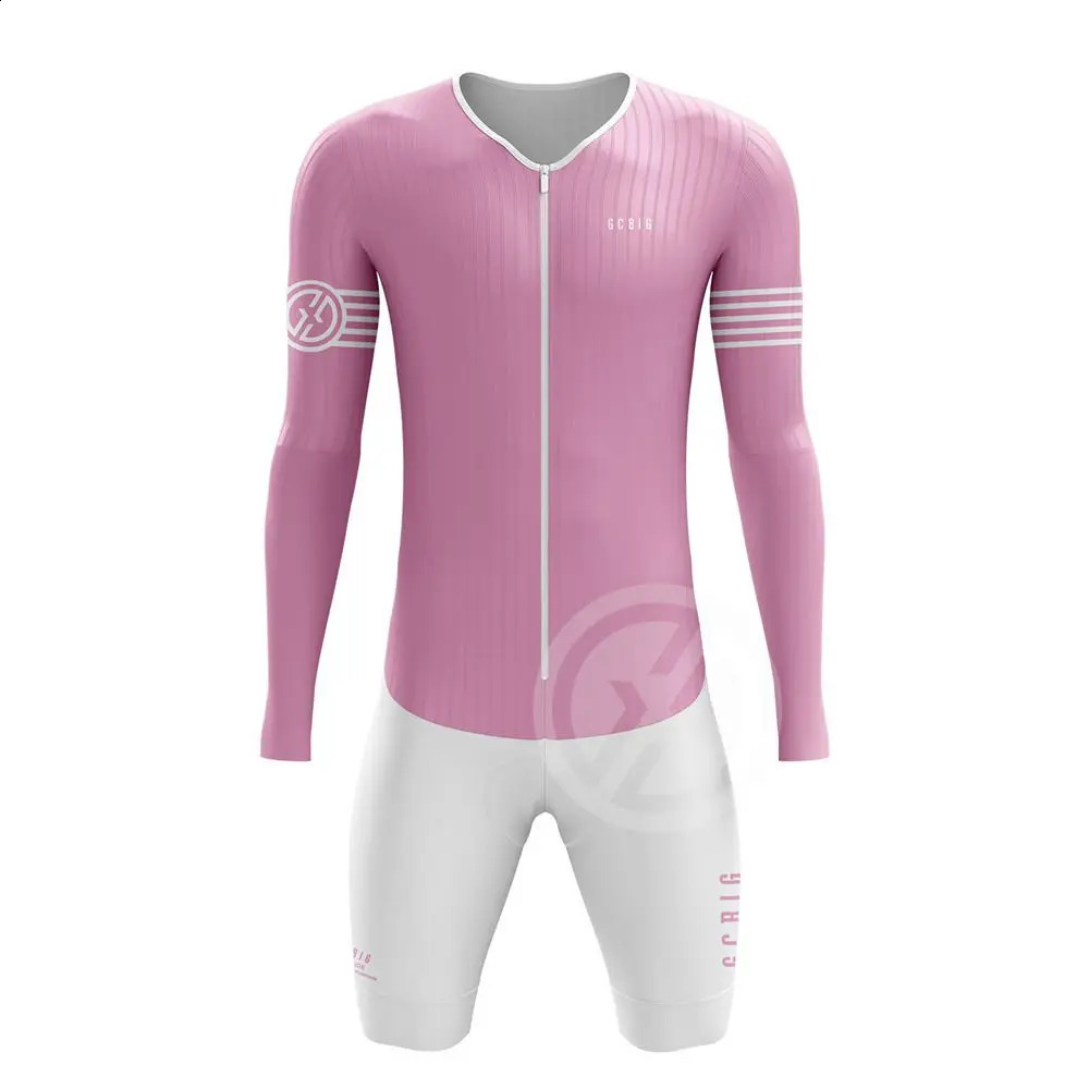 GCBIG Top Triathlon Suit Mens High Quality Road Bodysuit Ciclismo Mtb One Piece Bicycle Sets Jumpsuit Culotte Hombre 240907