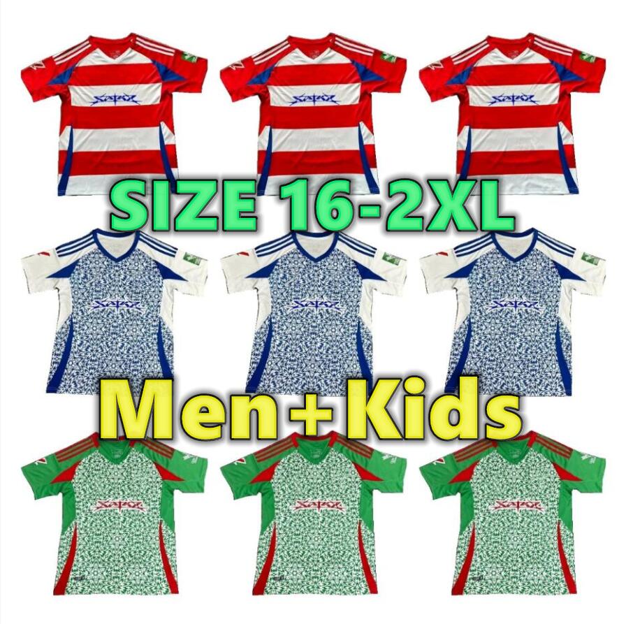 24/25 Granada CF soccer jerseys CALLEJON A.PUERTAS SORO UZUNI 2024 2025 JesUs Vallejo F.DIEDHIOU C.NEVA BRYAN BICARD football shirts Men kids