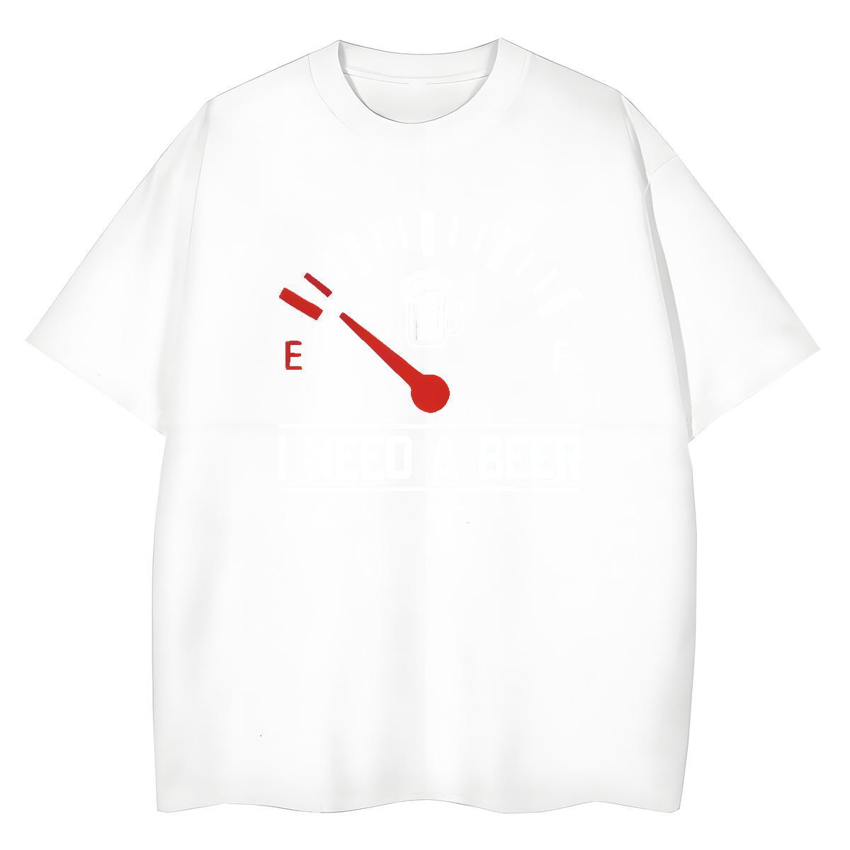 Loose Mens T Shirts 230g Cotton letter Street wear Hip Hop Asian Size Round Neck Short Sleeve Men Clothes T-Shirt DIY Top Tees