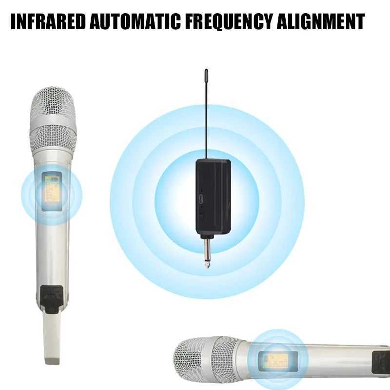 Microphones SKM9000 Professional UHF Wireless Dynamic Microphone Karaoke DJ Metal Microphone J240830