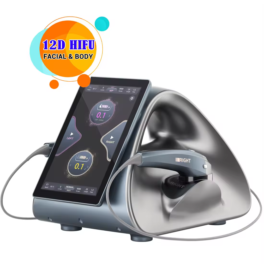 Portable 12d Professional Focused Ultrasound Hifu Croporal Vmax Mptst Face Skin Tightening Lifting Smas Body Slimming Hifu Machine Wrinkle Removal