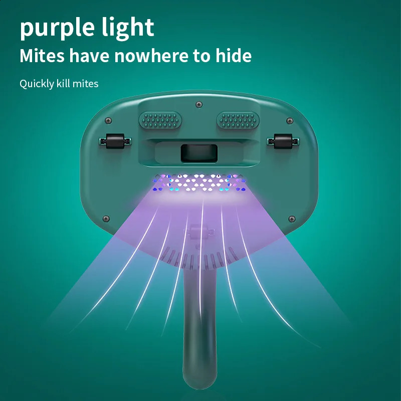 Handheld UV Bed Mite Removal Instrument Mattress Vacuum Cleaner Wireless Mite Remover Cleaning Machine For Pillows Sheets 240904
