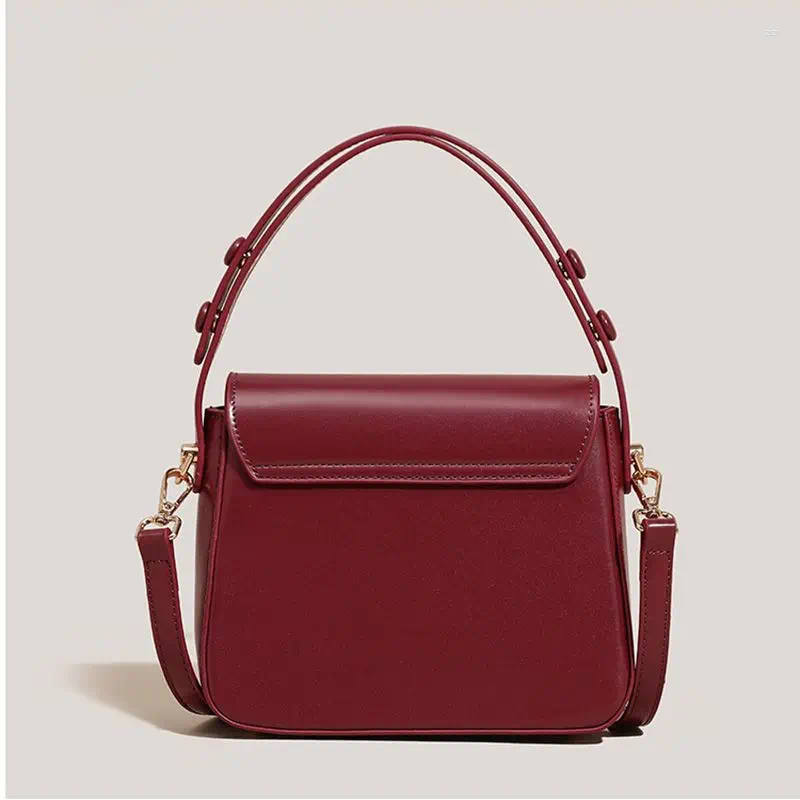 Drawstring Women's Bags Handheld Fashion Korean Style Trend Outdoor Crossbody New Bride's Wedding Red Shoulder