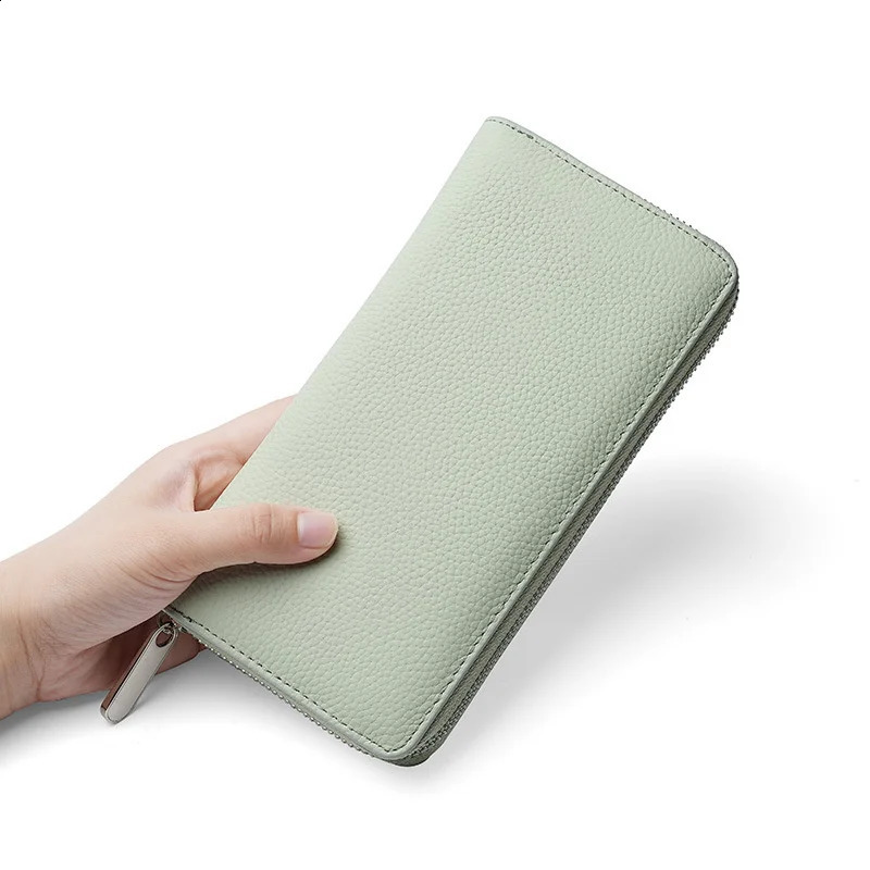 Long Monogrammed Leather Zipper For Men Women - Stylish Clutch And Handbag Hot Wallet (240907) - ()