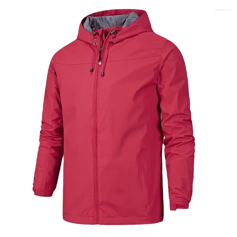 Mens Jackets Men Windbreaker Waterproof Hiking Biker Jacket Male Camping Coats Life Baseball Raincoat Climbing Jakcets Man Clothing