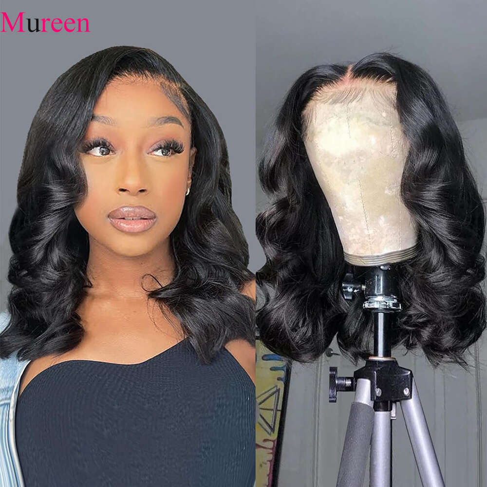 And Go Body Wave 13X4 Frontal Bob For Women 4X4 Glueless Wig Ready To Wear Human Hair Wigs