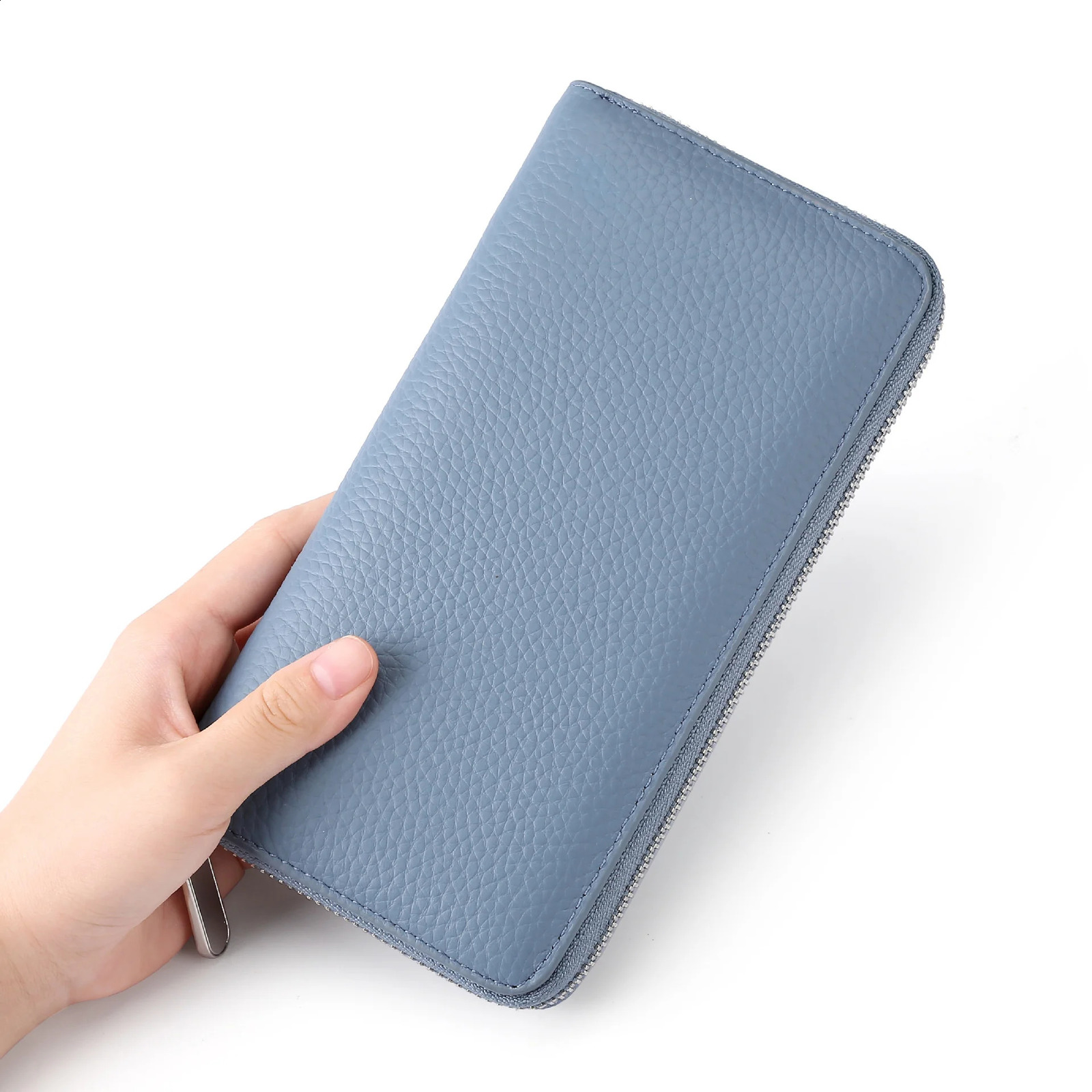 Long Monogrammed Leather Zipper For Men Women - Stylish Clutch And Handbag Hot Wallet (240907) - ()