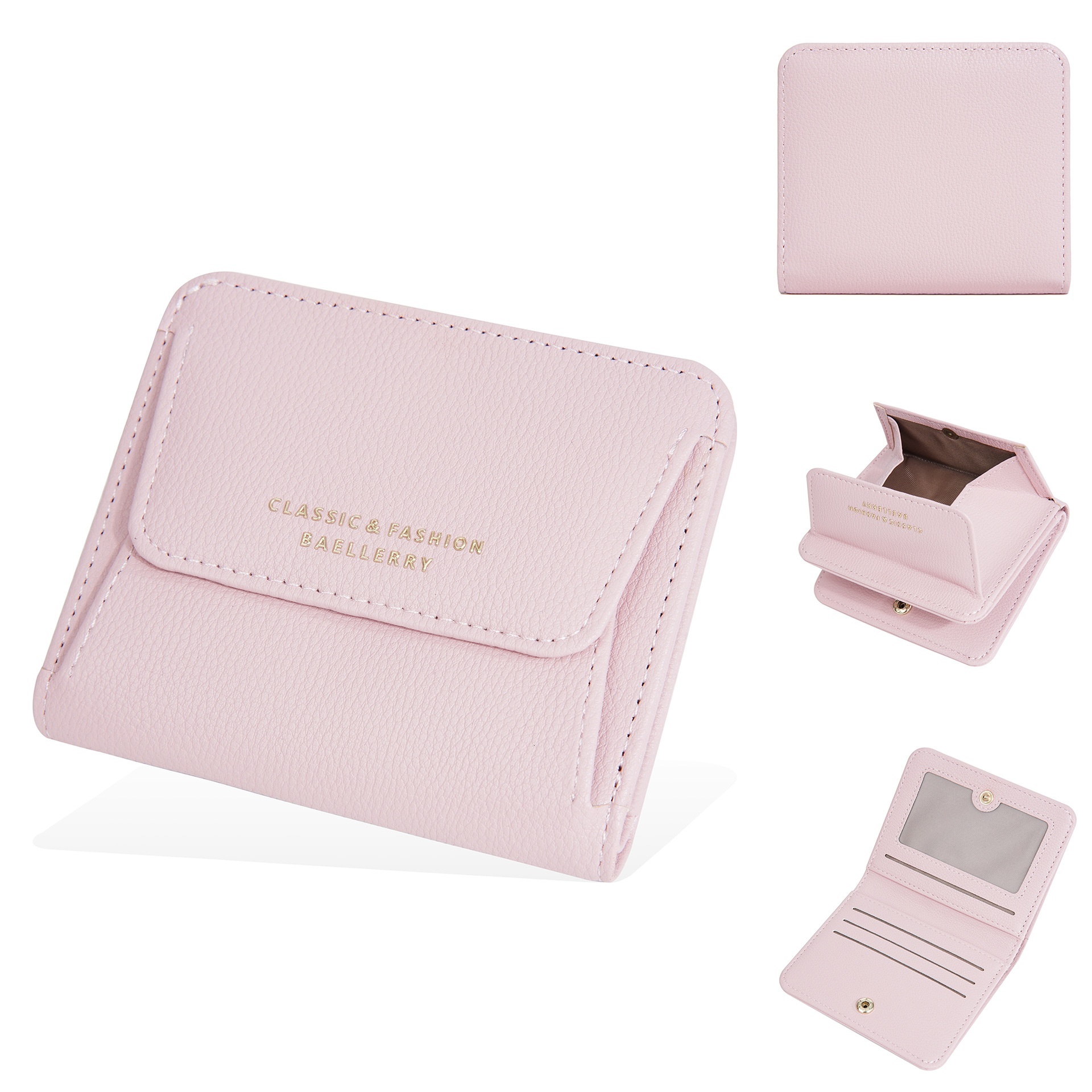 Women's new Baellerry Japanese style short bag pocket coin purse fashion wallet
