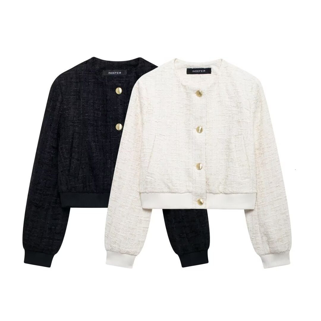 Sensational Jacket Street Fashion Texture Short Style Casual Womens Clothing Autumn New Products