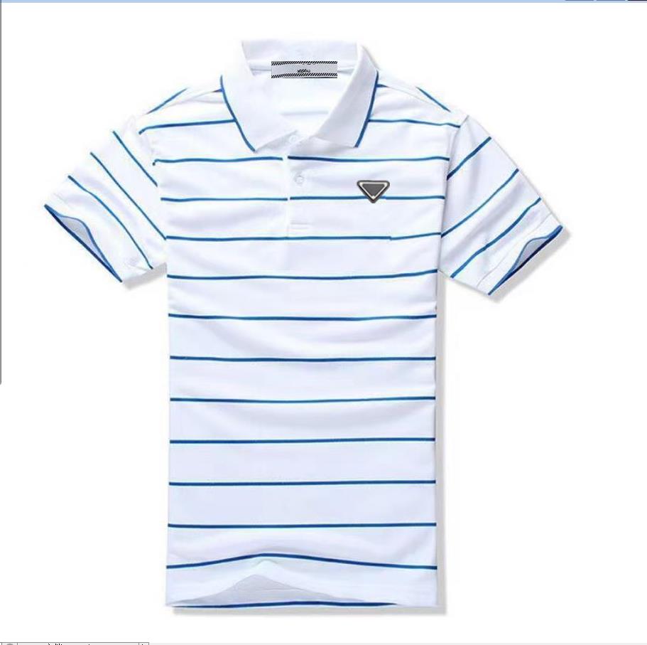 designer stripe polo shirt t shirts snake polos mens High street fashion horse polo luxury T-shirt