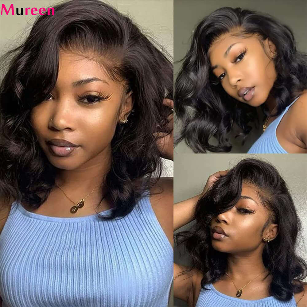 And Go Body Wave 13X4 Frontal Bob For Women 4X4 Glueless Wig Ready To Wear Human Hair Wigs