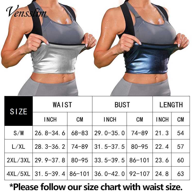 Waist Tummy Shaper Sauna Vest for Women Heat Trapping Sweat Slimming Waist Tank Tops Weight Loss Workout Body Shaper Clothes Suits Y240907F6BB - view 3