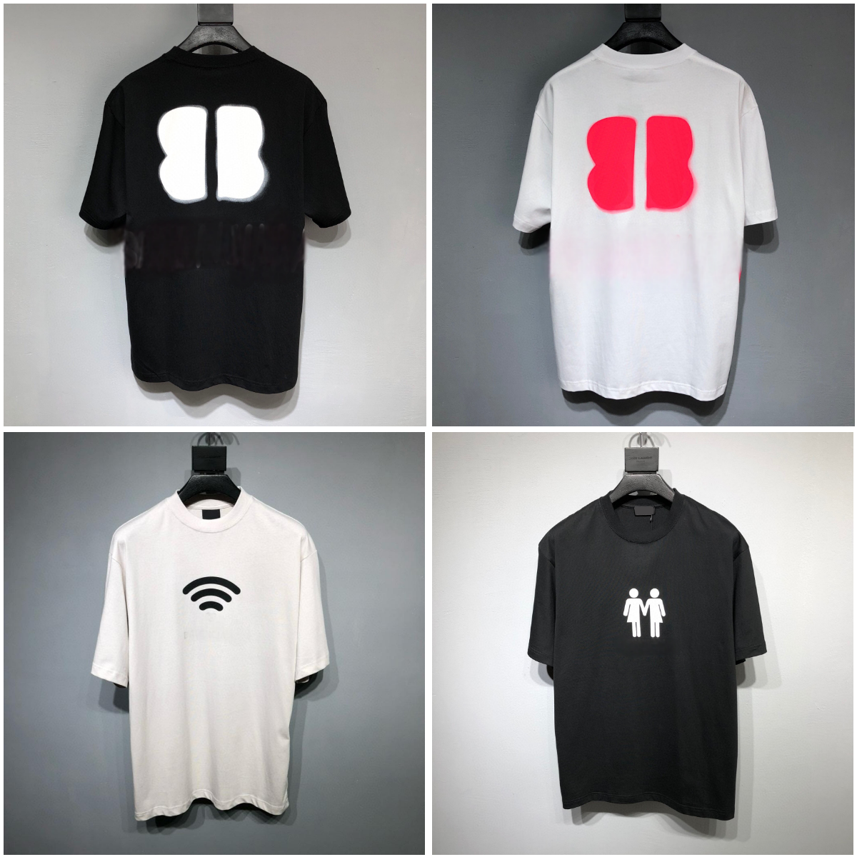 Designer T-shirt oversized t shirt summer short sleeve waves tee men women lovers luxury t shirts Fashion senior pure cotton high quality casual sport shirt large size