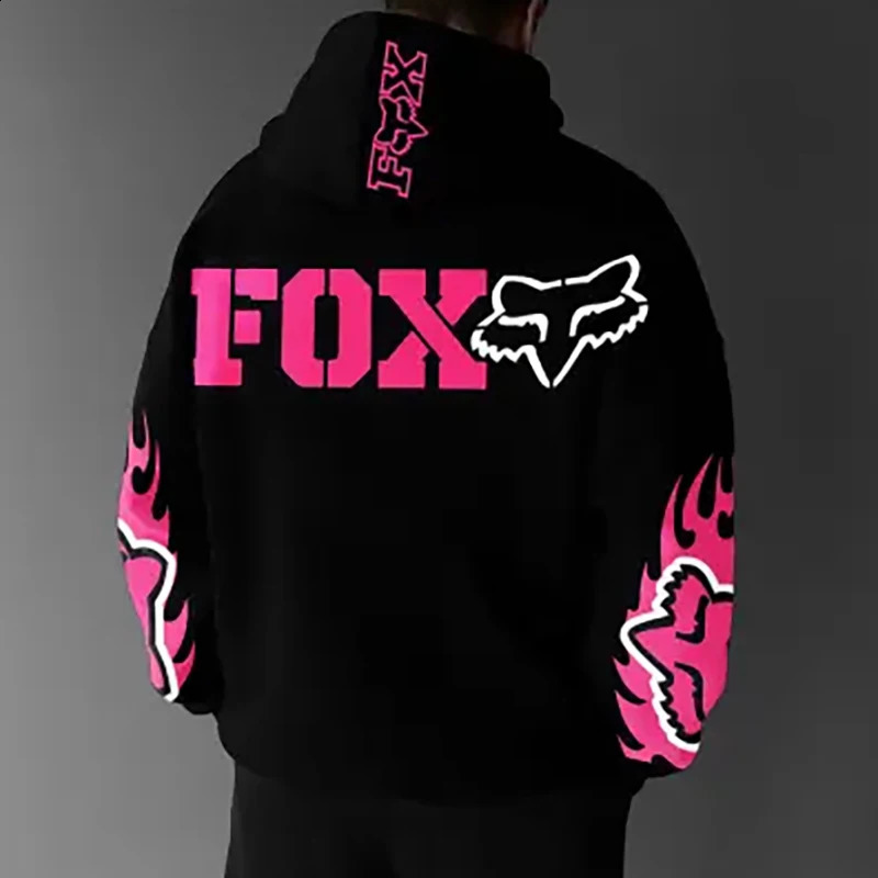 Printed hooded Males street fashion hip-hop punk paradigm sportswear hooded Males casual loose sports Males top 240907