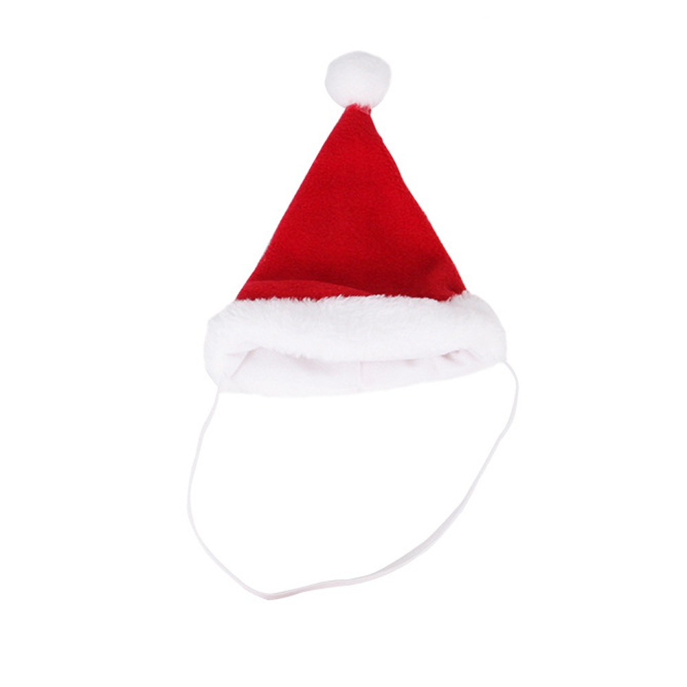 Cute Kitty Christmas Attire Bundle Includes Santa Cap and Soft Knit Scarf Accessories for Pets