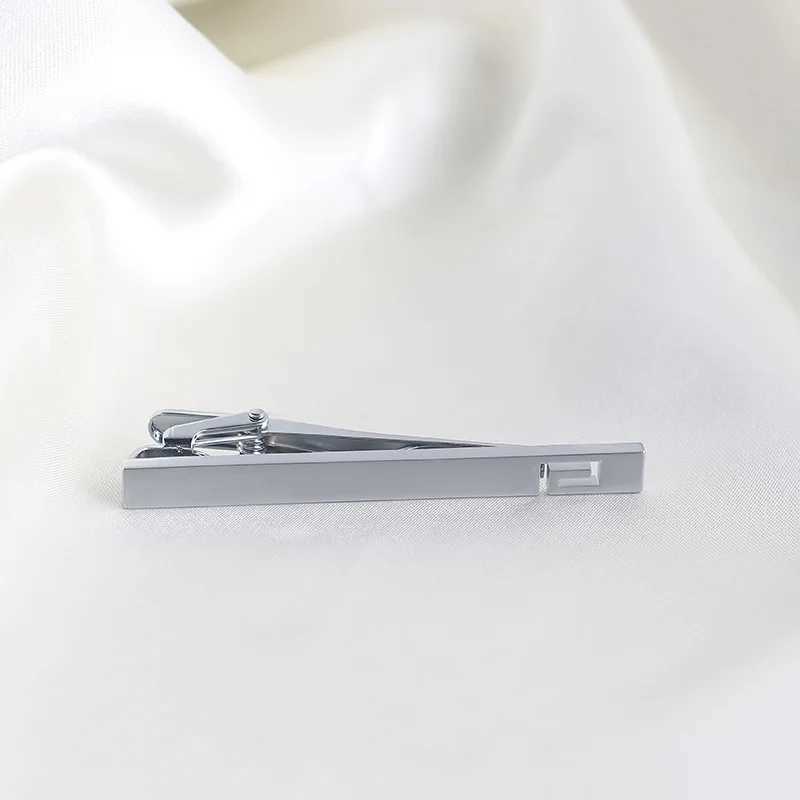 HUISHI Tie Clip Mens and Womens Collar Dress Tie Pin Business Wedding Party Silver Tie Clip Collar Accessories W240907