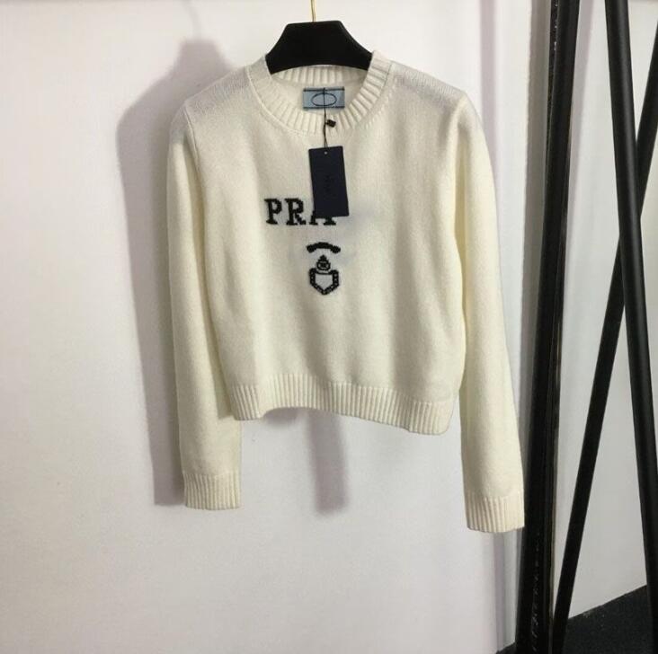 Designer Luxury Brand Sweater Women's Sweaters Knitted Long Sleeve Knitwear Pullover Jumprt Female Clothing Pink Gray Tops