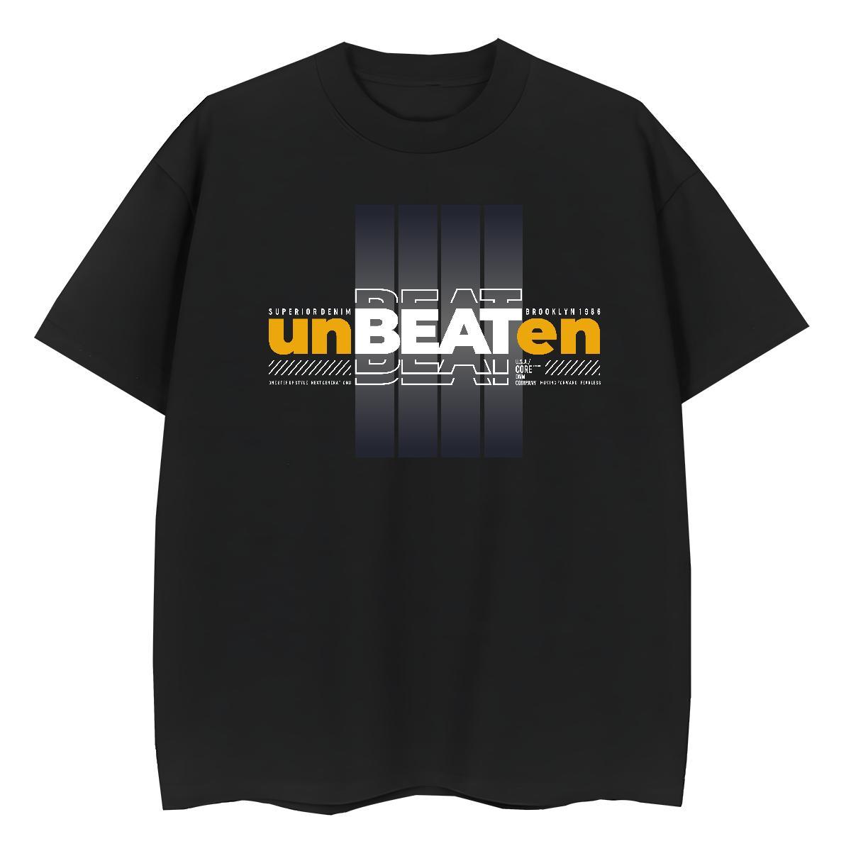 Loose Fit T Shirt For Man 230g 100% Cotton unbeaten Street Oversized Short Sleeve Soft Tshirt for Man Woman 2024 Tops Tees