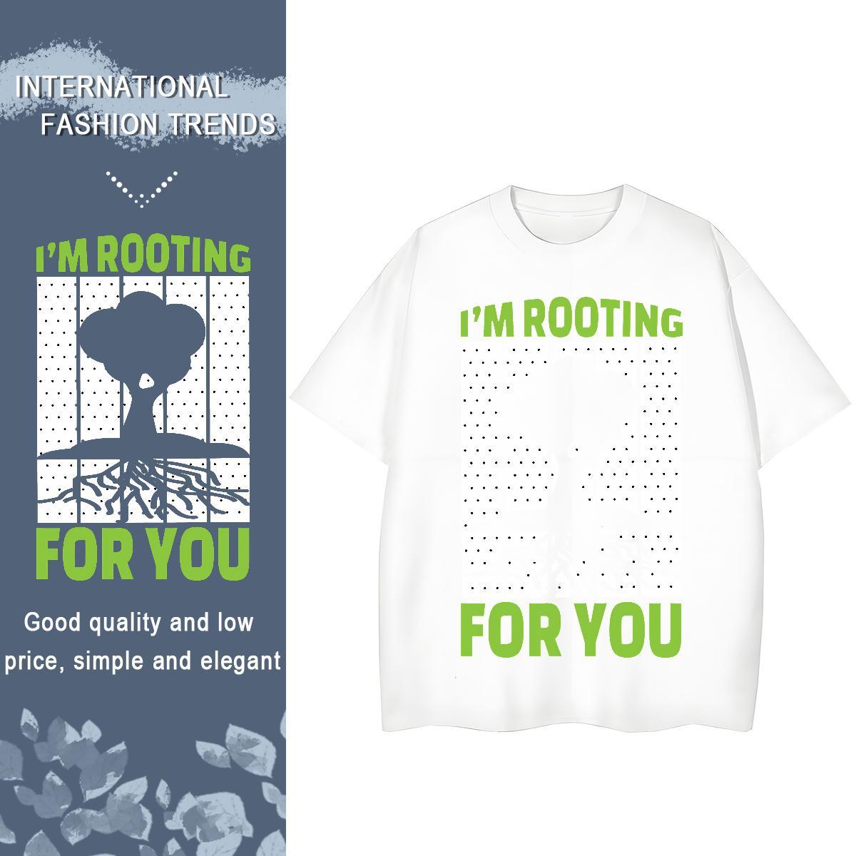 Popular Man T Shirts 230g Cotton letter Beach Graphic Crew Neck Men Clothes T-Shirt Factory Direct Clothings