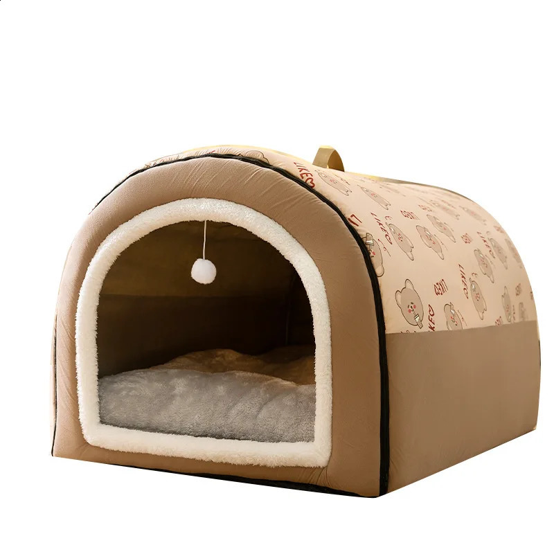 Big Dog Nest Winter Warm Dog House Removable and Washable Dog Bed Seasonal Large Dog House Type Pet Sleeping Supplies Cat Nest 240830