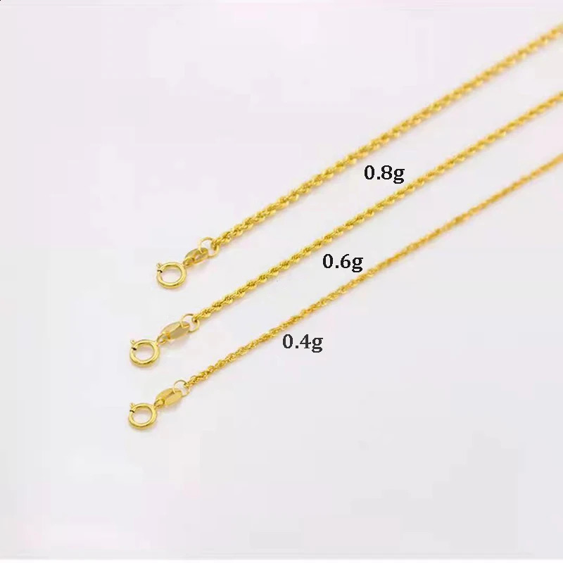 YUNLI Real 18K Gold Twisted Chain Bracelet Pure AU750 Adjustable Hemp Rope Chain Womens Exquisite Jewelry Gift BR016 240909