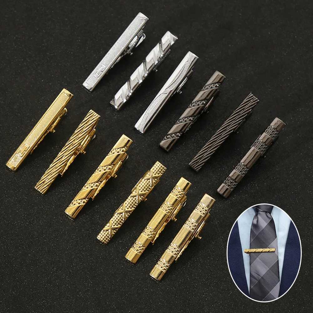 Classic Design Metal Tie Clip Mens Wedding Collar Tie Classic Tie Clip Mens Tie Clip Mens Tie Rod Crystal Tie Pin W240907