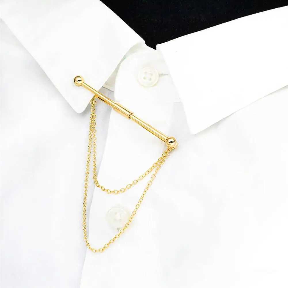 Tassel multi-color anti exposure high-end cross pendant tie clip womens necklace pole mens necklace clip necklace accessories DIY W250111