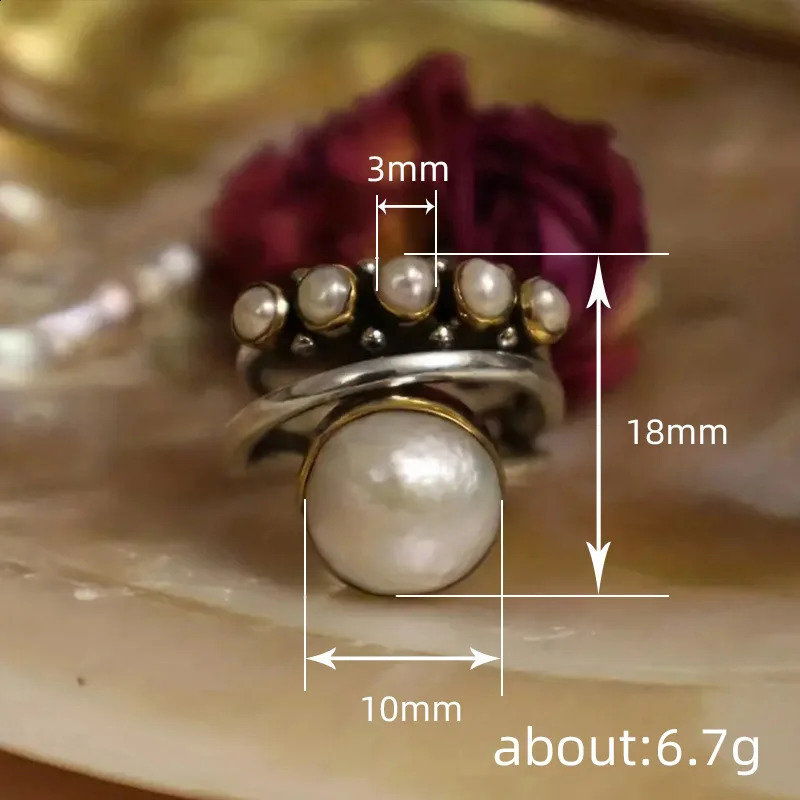 2024 Punk Personalized Wide Ring Status Symbol European and American Package Irregular Lines 240909 - view 6