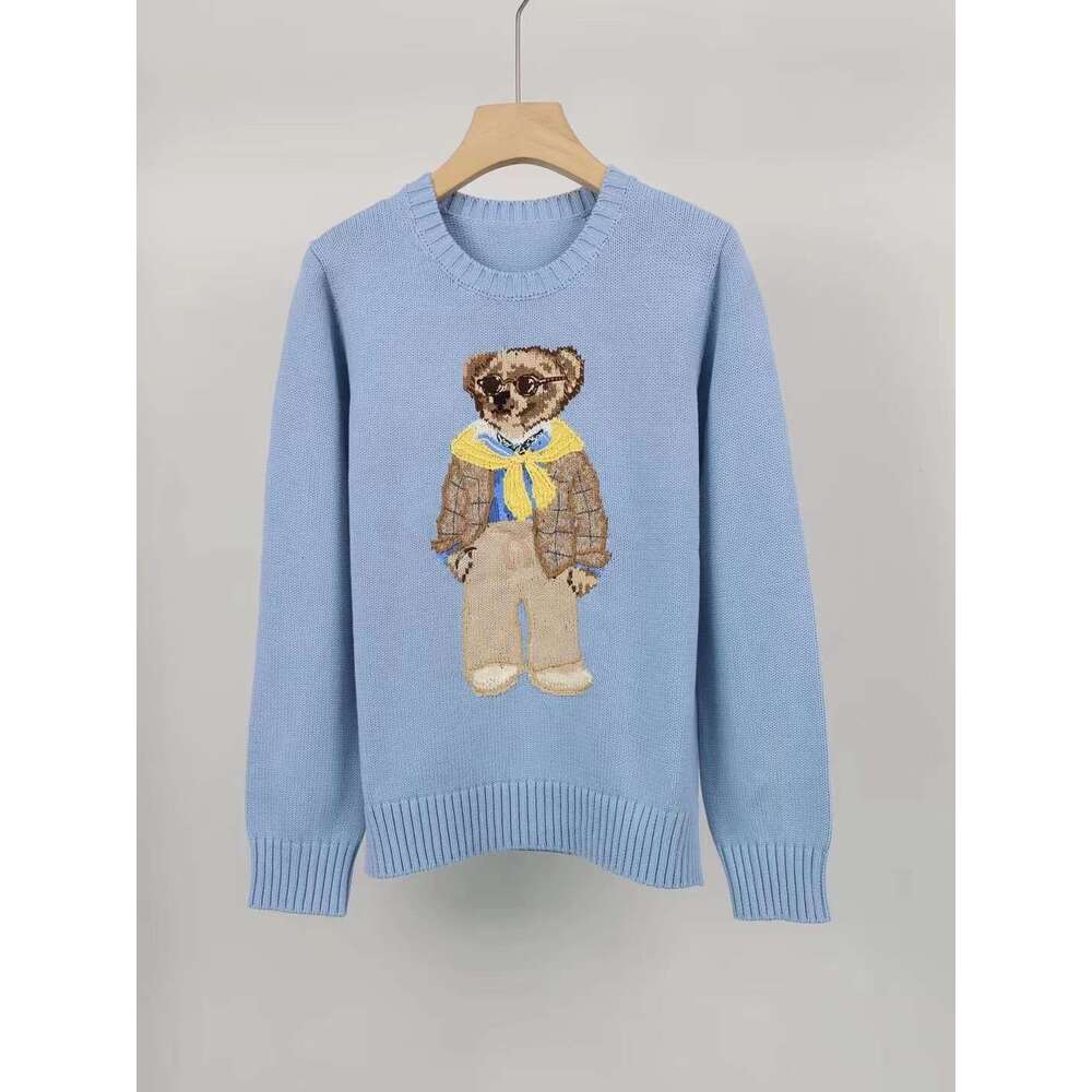 24 styles of early spring women's knitwear, embroidered and woven flower teddy bear loose fit, Heavy Industry