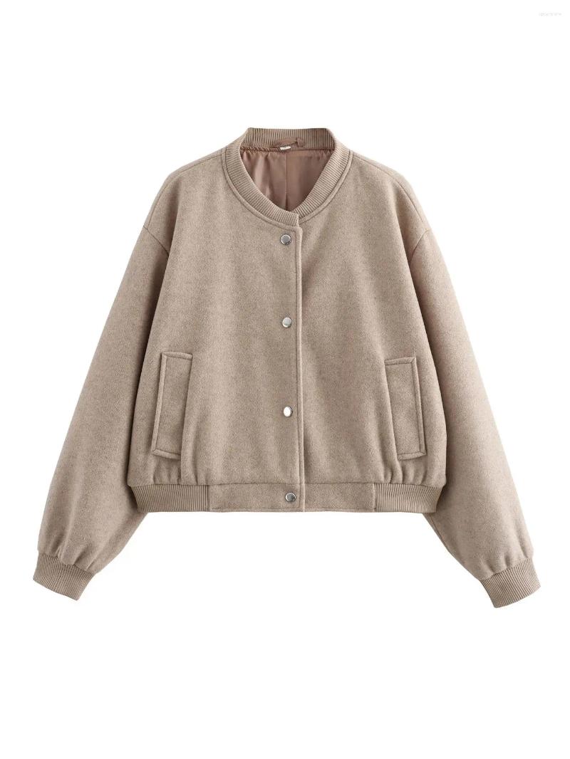 Womens Jackets Women Autumn Jacket 2024 Fashion Soft Cloth For Casual Coat Streetwear Long Sleeve In Outerwear