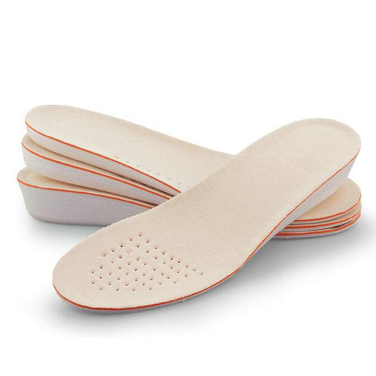 breather sport height increase insole for high 1.5cm 2.5cm and 3.5cm invisible height lift insole inner shoe sole heel height insert