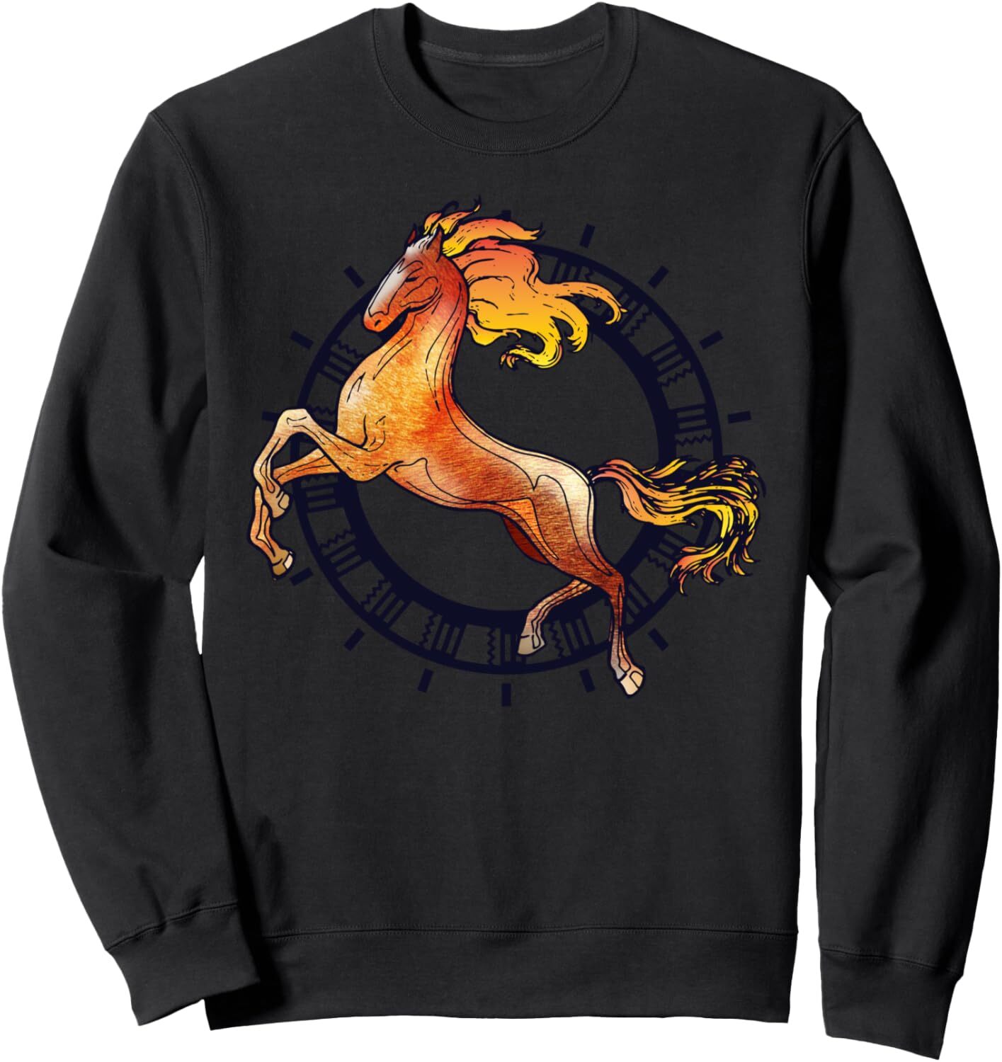 Long Sleeve Shirts for Men sweatshirt Horse Lover Horseback Riding Adorable Gift Sweatshirt Tee Streetwear Casual tops clothes