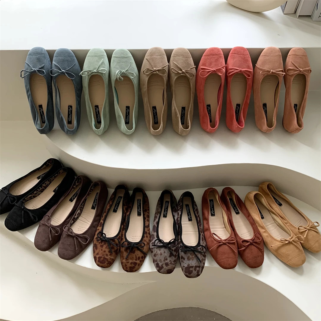 2025 new Bailamos Split Flats Moccasins Round Toe Shallow Single Shoes Lazy Slip On Mules Slides Tabi Ninja Casual Loafers atos Mu 240906