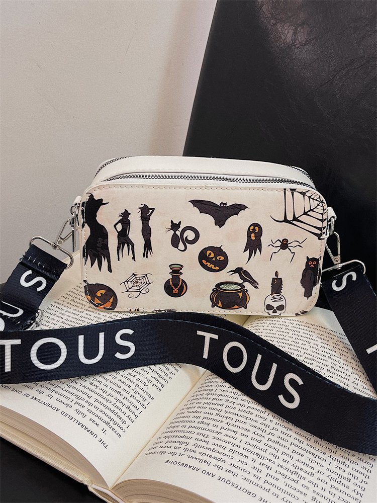 Women Shoulder Casual Vintage Halloween Fashion Print Crossbody Bag Free shipping dh910320090