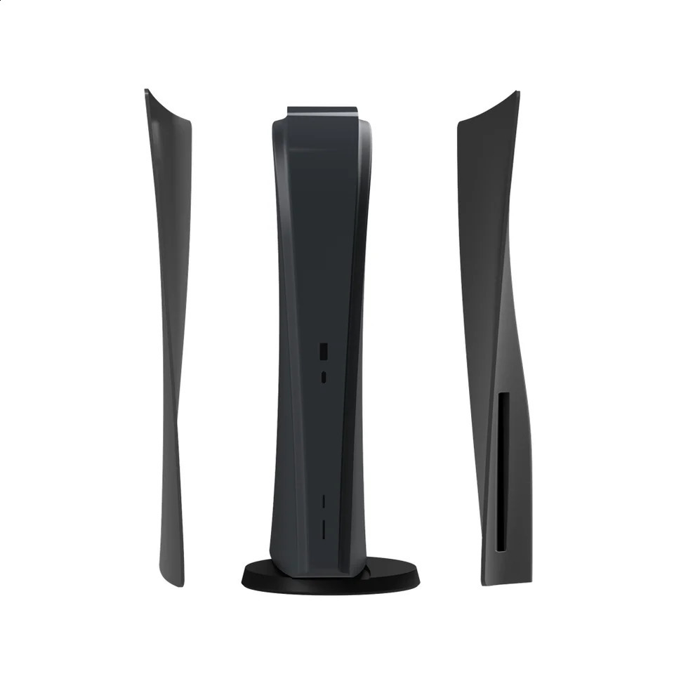 Replacement Plate For 5 Disc Console Protective Hard Case PS5 Disc Faceplate Shell Black for PS5 Disc Game Accessory 240906