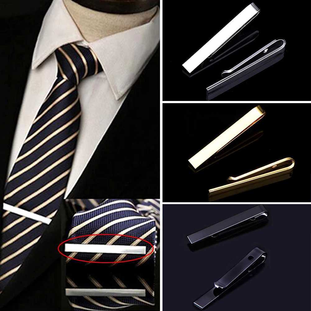 Mens retro copper tie clip used for tight fitting 4.3cm regular ties Busin casual shirt tie clip mens Valentines Day gift W250111