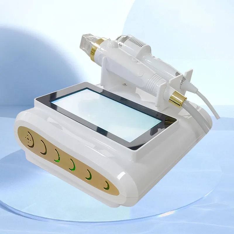 Good RF Skin Tightening Anti Wrinkle Stretch Mark Removal Newest Fractional RF Microneedling Skin Lifting Machine 2 Handles Gold 2 in 1 RF Microneedle