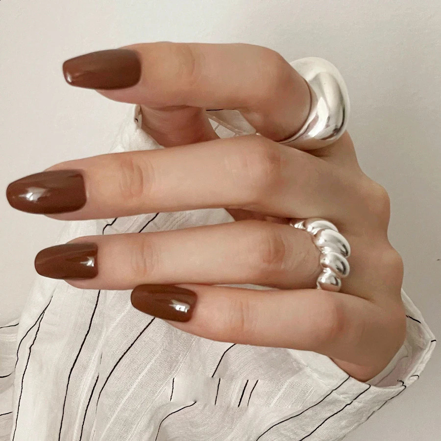 BF CLUB 925 sterling silver ring womens striped oval finger open retro handmade ring birthday gift allergy 240909