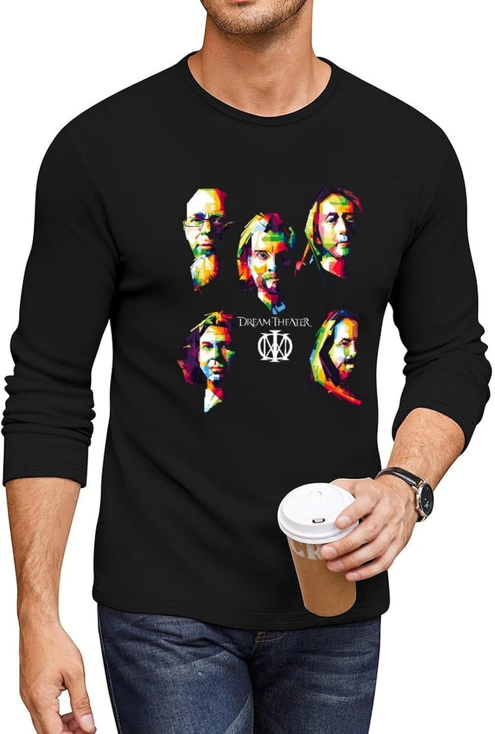 Long Sleeve Shirts for Men sweatshirt Shirt Mens Casual Crewneck Pullover Sweatshirt Streetwear Casual tops clothes comfort